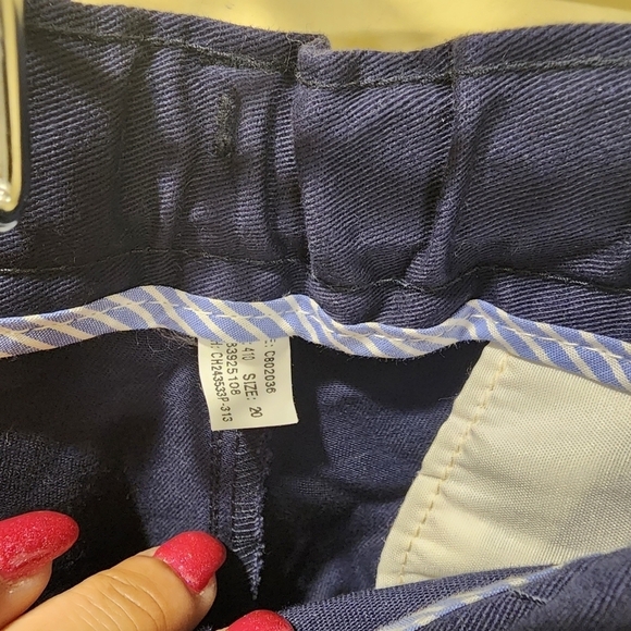 CHAPS Boys Schoolwear Navy Blue 100% cotton pant size 20 NWT - Picture 11 of 13